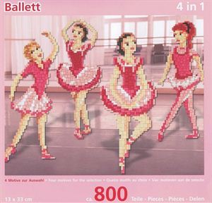 Stecksystem Ballett 4 in 1 mit XXL-Steckvorlage