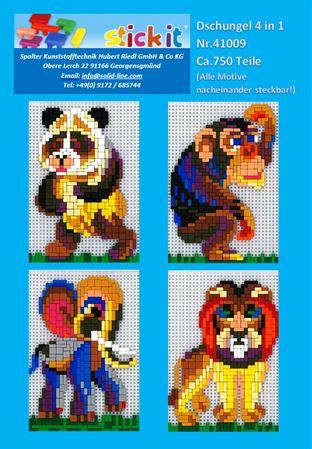 Stecksystem Dschungel 4 in 1