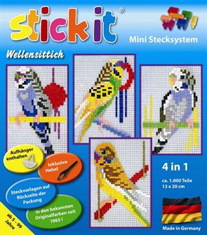 Stecksystem Wellensittich 4 in 1