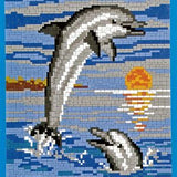 Stecksystem Delfine mit Sonne