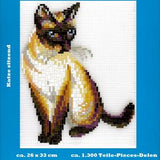 Stecksystem Katze sitzend