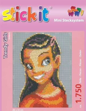 Stecksystem Trendy Girls Kimberly mit XXL-Steckvorlage