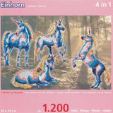 Stecksystem Einhorn 4 in 1