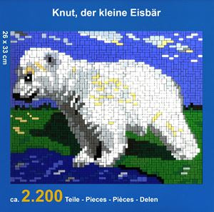 Stecksystem Eisbär Knut am Wasser