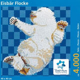 Stecksystem Eisbär Flocke schlafend