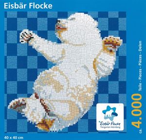 Stecksystem Eisbär Flocke schlafend