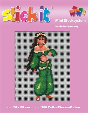 Stecksystem Prinzessin Orient Motiv 3 mit XXL-Steckvorlage