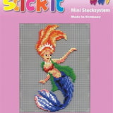 Stecksystem Prinzessin Meerjungfrau Motiv 4 mit XXL-Steckvorlage