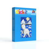 Stickit-Pixel Eisbär am Nordpol