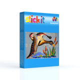 Stecksystem Ente mit XXL-Steckvorlage