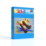 Stecksystem Pelikan mit XXL-Steckvorlage