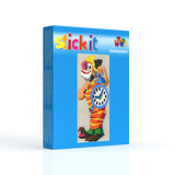 Stecksystem Clown mit Uhr mit XXL-Steckvorlage
