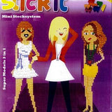 Stecksystem Super Models 3 in 1 mit XXL-Steckvorlage