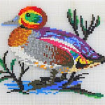 Stecksystem Ente mit XXL-Steckvorlage