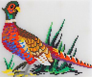 Stecksystem Fasan mit XXL-Steckvorlage