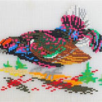 Stecksystem Rebhuhn mit XXL-Steckvorlage