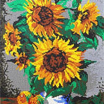 Stecksystem Sonnenblumen mit XXL-Steckvorlage