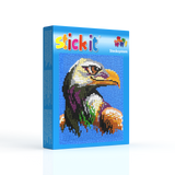 Stecksystem Seeadler voll ausgesteckt mit XXL-Steckvorlage