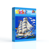 Stickit-Stecksystem Segelschiff mit XXL-Steckvorlage