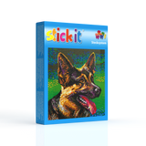 Stecksystem Schäferhund mit XXL-Steckvorlage