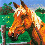 Stecksystem Pferd mit XXL-Steckvorlage