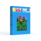 Stecksystem Hahn mit XXL-Steckvorlage