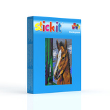 Stecksystem Pferd im Stall (2) mit XXL-Steckvorlage