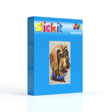 Stecksystem Rauhaar Dackel mit XXL-Steckvorlage