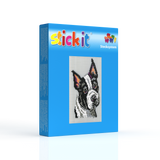 Stecksystem Hund mit weißer Schnauze