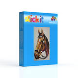 Stecksystem Pferd mit Zügel