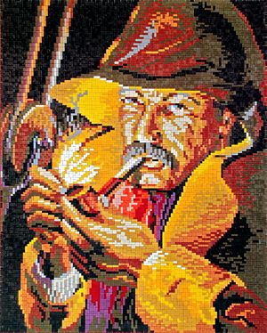 Stecksystem Seemann mit XXL-Steckvorlage