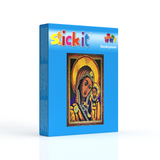 Stecksystem Madonna Ikone mit XXL-Steckvorlage