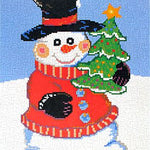 Stickit Mini Stecksystem Schneemann mit XXL-Steckvorlage