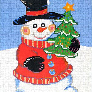 Stickit Mini Stecksystem Schneemann mit XXL-Steckvorlage