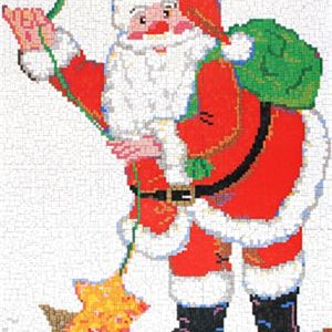 Stickit Weihnachten Stecksystem Santa Claus mit XXL-Steckvorlage