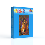 Stecksystem Pferd im Stall (1) mit XXL-Steckvorlage