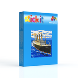 Stecksystem Titanic fahrend mit XXL-Steckvorlage
