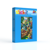 Stecksystem Paradiesgarten XXL Motiv mit XXL-Steckvorlage