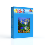 Stecksystem Gebirgssee mit XXL-Steckvorlage