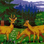 Stecksystem Rehe im Wald mit XXL-Steckvorlage