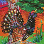 Stecksystem Auerhahn mit XXL-Steckvorlage