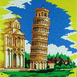 Stecksystem Schiefer Turm von Pisa mit XXL-Steckvorlage