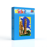 Stecksystem Schiefer Turm von Pisa mit XXL-Steckvorlage