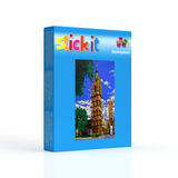 Stecksystem Gedächtniskirche Berlin mit XXL-Steckvorlage