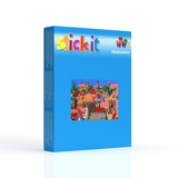 Stecksystem Stadt Nürnberg mit Burg XXL Motiv mit XXL-Steckvorlage