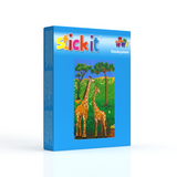 Stecksystem Giraffen im Serengeti Park mit XXL-Steckvorlage