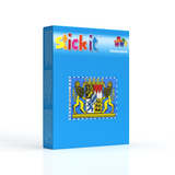 Stecksystem Bayerisches Staatswappen XXL Motiv mit XXL-Steckvorlage