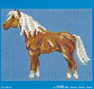 Stecksystem Haflinger mit Hintergrund