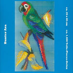 Stecksystem bunter Ara mit XXL-Steckvorlage