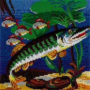 Stecksystem Hecht mit XXL-Steckvorlage